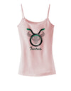 Taurus Symbol Spaghetti Strap Tank-Womens Spaghetti Strap Tanks-TooLoud-SoftPink-X-Small-Davson Sales