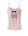 I Said I Do - Groom Spaghetti Strap Tank-Womens Spaghetti Strap Tanks-TooLoud-SoftPink-X-Small-Davson Sales