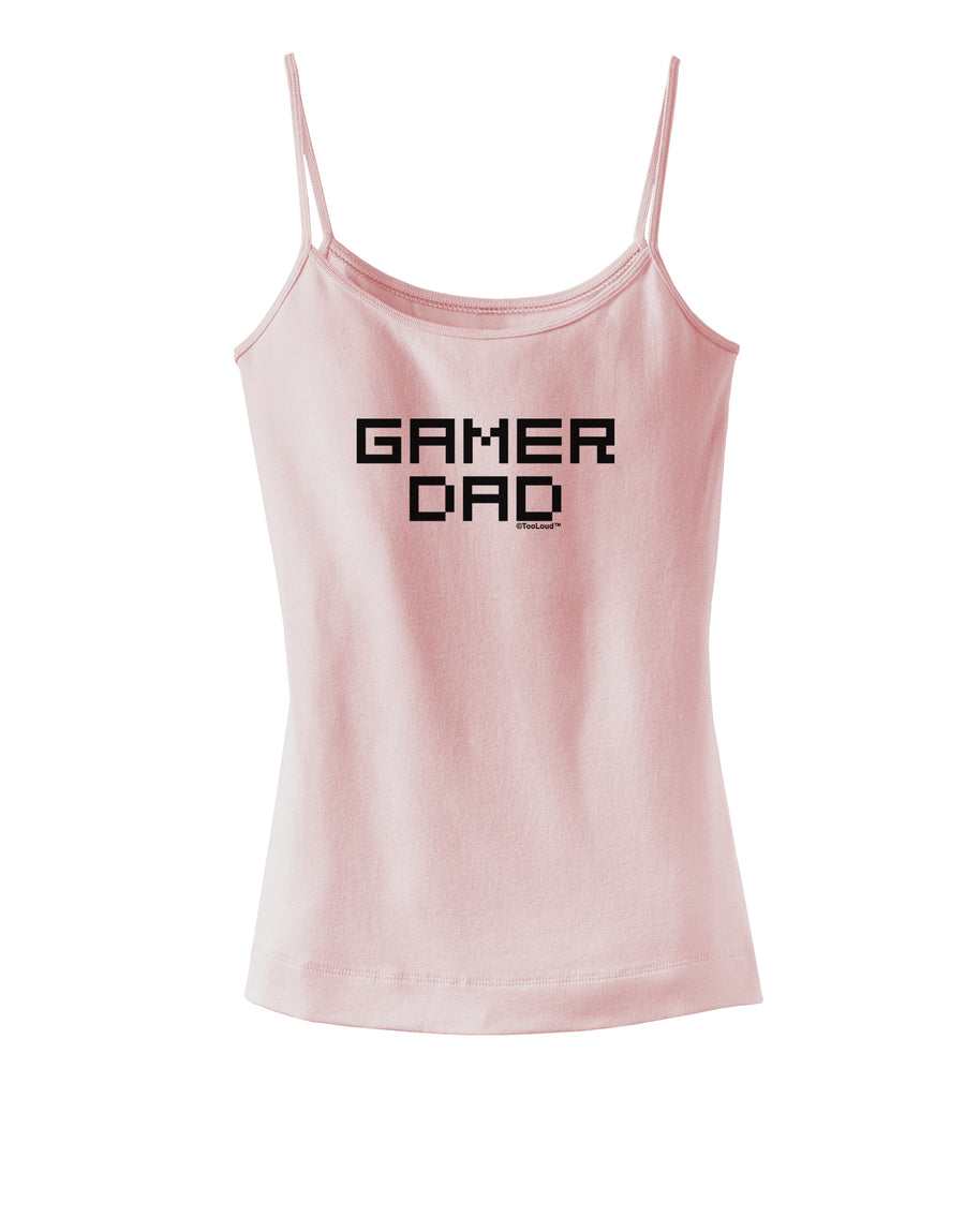 Gamer Dad Spaghetti Strap Tank by TooLoud-Womens Spaghetti Strap Tanks-TooLoud-White-X-Small-Davson Sales