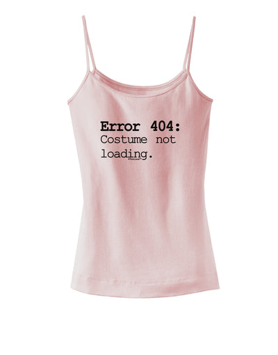 Error 404 Costume Spaghetti Strap Tank-Womens Spaghetti Strap Tanks-TooLoud-SoftPink-X-Small-Davson Sales