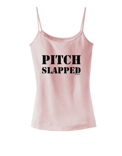 Pitch Slapped Spaghetti Strap Tank-Womens Spaghetti Strap Tanks-TooLoud-SoftPink-X-Small-Davson Sales