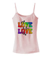 Love Is Love Gay Pride Spaghetti Strap Tank