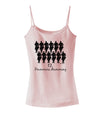 Twelve Drummers Drumming Text Spaghetti Strap Tank-Womens Spaghetti Strap Tanks-TooLoud-SoftPink-X-Small-Davson Sales