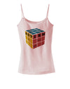 Autism Awareness - Cube Color Spaghetti Strap Tank-Womens Spaghetti Strap Tanks-TooLoud-SoftPink-X-Small-Davson Sales