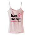 Personalized Team -Name- Breast Cancer Walk - Walking for a Cure Spaghetti Strap Tank-Womens Spaghetti Strap Tanks-TooLoud-SoftPink-X-Small-Davson Sales