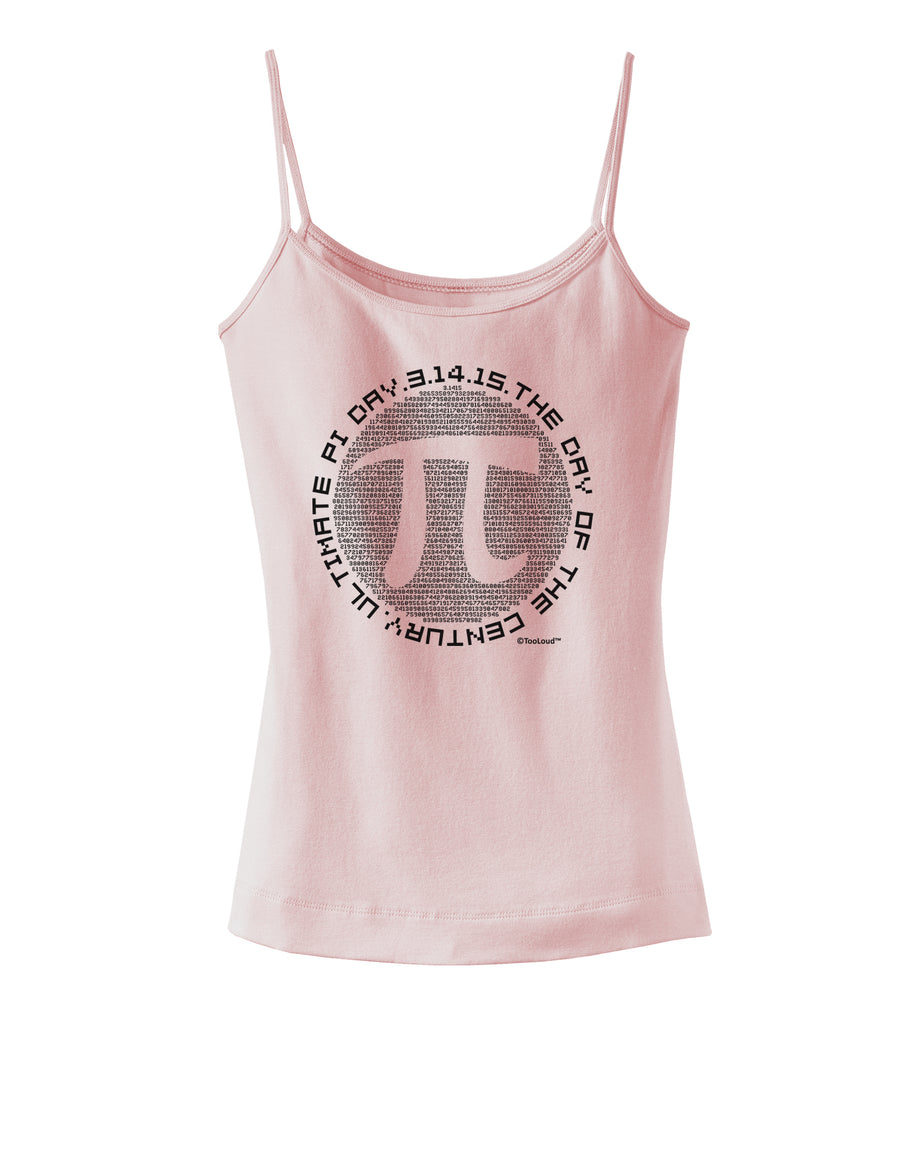 Ultimate Pi Day - Retro Computer Style Pi Circle Spaghetti Strap Tank by TooLoud-Womens Spaghetti Strap Tanks-TooLoud-White-X-Small-Davson Sales