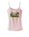 Buy Local - Green Tomatoes Text Spaghetti Strap Tank-Womens Spaghetti Strap Tanks-TooLoud-SoftPink-X-Small-Davson Sales