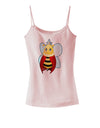 Queen Bee Mothers Day Spaghetti Strap Tank-Womens Spaghetti Strap Tanks-TooLoud-SoftPink-X-Small-Davson Sales