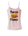 Taco Time - Mexican Food Design Spaghetti Strap Tank by TooLoud-Womens Spaghetti Strap Tanks-TooLoud-SoftPink-X-Small-Davson Sales