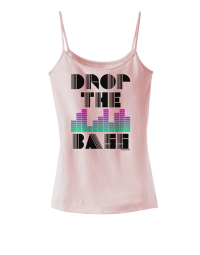 Drop the Bass Spaghetti Strap Tank-Womens Spaghetti Strap Tanks-TooLoud-SoftPink-X-Small-Davson Sales