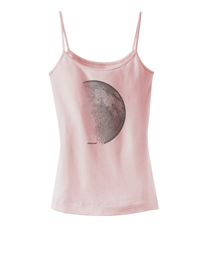 Moon Shadow Spaghetti Strap Tank-Womens Spaghetti Strap Tanks-TooLoud-SoftPink-X-Small-Davson Sales