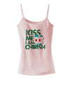 Kiss Me I'm Chirish Spaghetti Strap Tank by TooLoud-Womens Spaghetti Strap Tanks-TooLoud-SoftPink-X-Small-Davson Sales