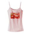 Watercolor Tomatoes Spaghetti Strap Tank-Womens Spaghetti Strap Tanks-TooLoud-SoftPink-X-Small-Davson Sales