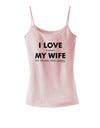 I Love My Wife Videogames Spaghetti Strap Tank-Womens Spaghetti Strap Tanks-TooLoud-SoftPink-X-Small-Davson Sales