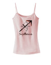 Sagittarius Symbol Spaghetti Strap Tank-Womens Spaghetti Strap Tanks-TooLoud-SoftPink-X-Small-Davson Sales