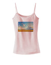 Garden of the Gods Watercolor Spaghetti Strap Tank-Womens Spaghetti Strap Tanks-TooLoud-SoftPink-X-Small-Davson Sales