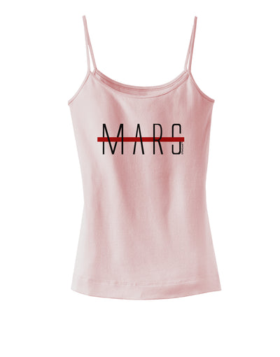 Planet Mars Text Only Spaghetti Strap Tank-Womens Spaghetti Strap Tanks-TooLoud-SoftPink-X-Small-Davson Sales