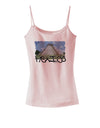 Mexico - Mayan Temple Cut-out Spaghetti Strap Tank-Womens Spaghetti Strap Tanks-TooLoud-SoftPink-X-Small-Davson Sales