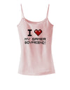 I Heart My Gamer Boyfriend Spaghetti Strap Tank-Womens Spaghetti Strap Tanks-TooLoud-SoftPink-X-Small-Davson Sales