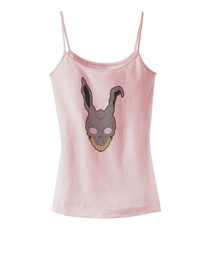 Scary Bunny Face Spaghetti Strap Tank-Womens Spaghetti Strap Tanks-TooLoud-SoftPink-X-Small-Davson Sales