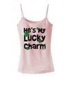 He's My Lucky Charm - Matching Couples Design Spaghetti Strap Tank by TooLoud-Womens Spaghetti Strap Tanks-TooLoud-SoftPink-X-Small-Davson Sales