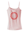 Watercolor Peppermint Spaghetti Strap Tank-Womens Spaghetti Strap Tanks-TooLoud-SoftPink-X-Small-Davson Sales