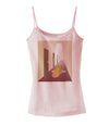 Hotdog in a Hallway Spaghetti Strap Tank-Womens Spaghetti Strap Tanks-TooLoud-SoftPink-X-Small-Davson Sales