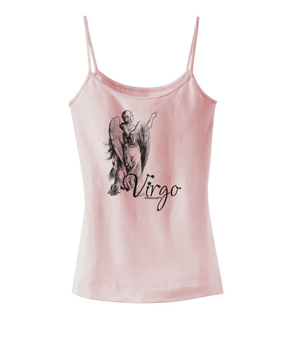 Virgo Illustration Spaghetti Strap Tank-Womens Spaghetti Strap Tanks-TooLoud-SoftPink-X-Small-Davson Sales