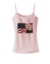Patriotic USA Flag with Bald Eagle Spaghetti Strap Tank by TooLoud-Womens Spaghetti Strap Tanks-TooLoud-SoftPink-X-Small-Davson Sales