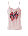 Stars and Stripes Flip Flops Spaghetti Strap Tank-Womens Spaghetti Strap Tanks-TooLoud-SoftPink-X-Small-Davson Sales