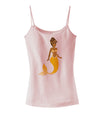 Mermaid Design - Yellow Spaghetti Strap Tank-Womens Spaghetti Strap Tanks-TooLoud-SoftPink-X-Small-Davson Sales