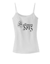 Halloween Current Year Script Text Spaghetti Strap Tank-Womens Spaghetti Strap Tanks-TooLoud-White-X-Small-Davson Sales