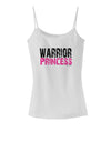 TooLoud Warrior Princess Pink Spaghetti Strap Tank-Womens Spaghetti Strap Tanks-TooLoud-White-X-Small-Davson Sales