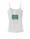 Drink Mode On Spaghetti Strap Tank by TooLoud-Womens Spaghetti Strap Tanks-TooLoud-White-X-Small-Davson Sales