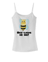 Bee-lieve In Me Spaghetti Strap Tank-Womens Spaghetti Strap Tanks-TooLoud-White-XX-Large-Davson Sales