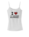 I Heart My Gamer Boyfriend Spaghetti Strap Tank-Womens Spaghetti Strap Tanks-TooLoud-White-X-Small-Davson Sales