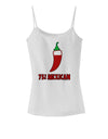 Seventy-Five Percent Mexican Spaghetti Strap Tank-Womens Spaghetti Strap Tanks-TooLoud-White-X-Small-Davson Sales