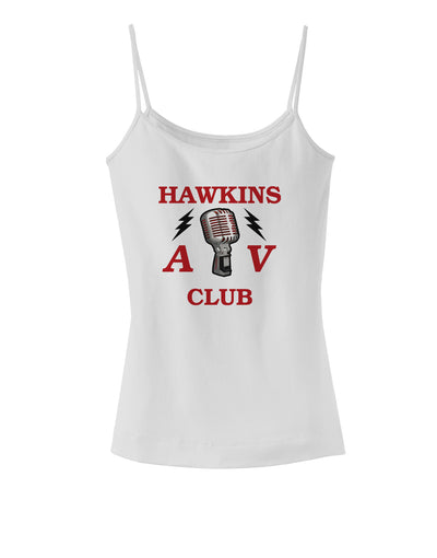 Hawkins AV Club Spaghetti Strap Tank by TooLoud-Womens Spaghetti Strap Tanks-TooLoud-White-X-Small-Davson Sales