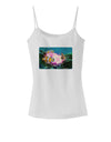 Clownfish Watercolor Spaghetti Strap Tank-Womens Spaghetti Strap Tanks-TooLoud-White-X-Small-Davson Sales