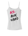 Aca-Awkward Spaghetti Strap Tank-Womens Spaghetti Strap Tanks-TooLoud-White-X-Small-Davson Sales