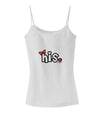 Matching His and Hers Design - His - Red Bow Spaghetti Strap Tank by TooLoud-Womens Spaghetti Strap Tanks-TooLoud-White-X-Small-Davson Sales