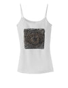 Stone Carving Watercolor Spaghetti Strap Tank-Womens Spaghetti Strap Tanks-TooLoud-White-X-Small-Davson Sales