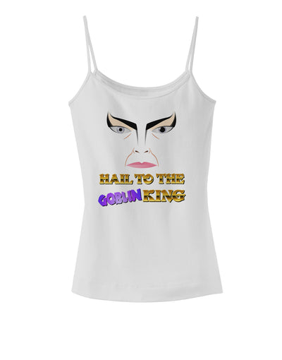 Hail to the Goblin King Spaghetti Strap Tank-Womens Spaghetti Strap Tanks-TooLoud-White-X-Small-Davson Sales