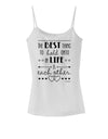 The Best Thing to Hold Onto in Life is Each Other Spaghetti Strap Tank-Womens Spaghetti Strap Tanks-TooLoud-White-X-Small-Davson Sales