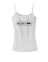 Table Flip Text Bubble Spaghetti Strap Tank-Womens Spaghetti Strap Tanks-TooLoud-White-X-Small-Davson Sales