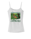 Parasaurolophus Walkeri - With Name Spaghetti Strap Tank-Womens Spaghetti Strap Tanks-TooLoud-White-X-Small-Davson Sales