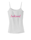 Bridesmaid Design - Diamonds - Color Spaghetti Strap Tank-Womens Spaghetti Strap Tanks-TooLoud-White-X-Small-Davson Sales