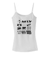 Twelve Days of Christmas Spaghetti Strap Tank-Womens Spaghetti Strap Tanks-TooLoud-White-X-Small-Davson Sales