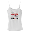 Nurse - Call The Shots Spaghetti Strap Tank-Womens Spaghetti Strap Tanks-TooLoud-White-X-Small-Davson Sales