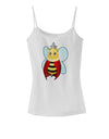 Queen Bee Mothers Day Spaghetti Strap Tank-Womens Spaghetti Strap Tanks-TooLoud-White-X-Small-Davson Sales